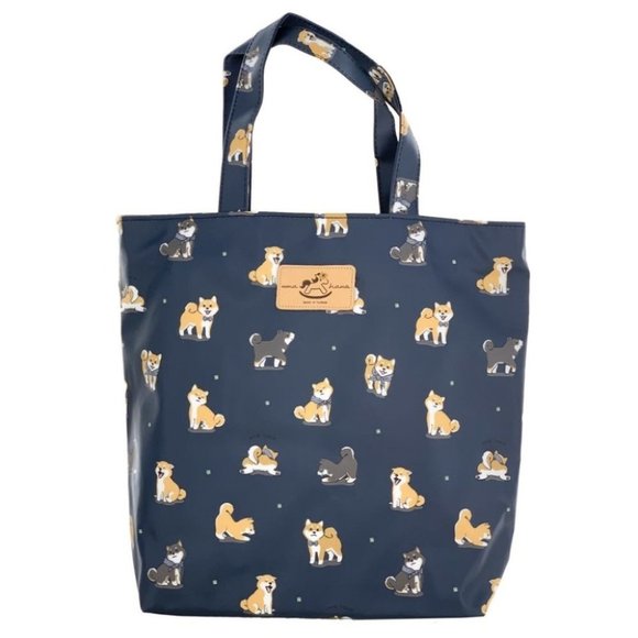 Uma Hana Handbags - Waterproof Shiba Inu Bucket Tote Handbag